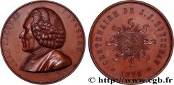 SUISSE Médaille, Centenaire de Jean-Jacques Rousseau