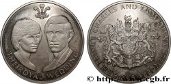 GRANDE-BRETAGNE - ÉLISABETH II Médaille, Mariage royal