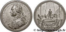 LOUIS XV DIT LE BIEN AIMÉ Médaille du mausolée du Maréchal Maurice de Saxe