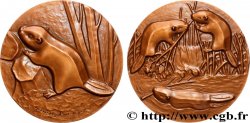 ANIMALS Médaille animalière - Castor AU