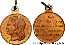 ZWEITES KAISERREICH Médaillette, Mort du duc de Reichstadt SS