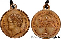 NAPOLÉON IV Médaillette, Souvenir de la première communion du Prince impérial