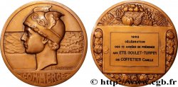 CINQUIÈME RÉPUBLIQUE Médaille, Établissements Goulet-Turpin