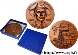 AÉRONAUTIQUE - AVIATION : AVIATEURS & AVIONS Médaille, Alberto Santos-Dumont
