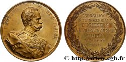 ITALIE - ROYAUME D ITALIE - HUMBERT Ier Médaille, Exposition International d’hygiène et d’alimentation