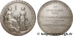 CANAUX ET TRANSPORTS FLUVIAUX Médaille, Compagnie universelle du canal maritime de Suez