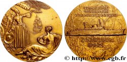 QUATRIÈME RÉPUBLIQUE Médaille, Paquebot Antilles
