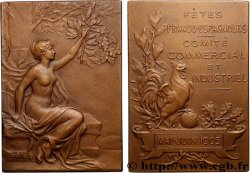III REPUBLIC Plaquette, Fêtes Franco-Espagnoles, Comité Commercial et industriel