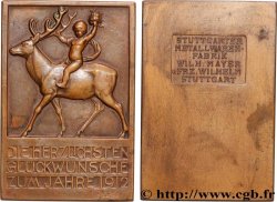 ALLEMAGNE Plaquette, Félicitations