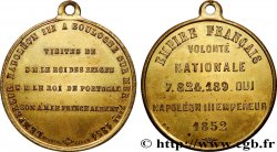 SECOND EMPIRE Médaille, Visite à Boulogne-sur-Mer du roi des belges, du roi de Portugal et du Prince Albert
