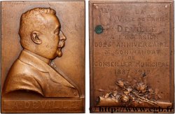 III REPUBLIC Plaquette, Alphonse Deville