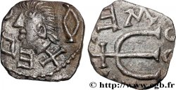 POITOU - METALVS VICVS - MELLE (Deux-Sèvres) Denier à l’E croiseté et aux pseudo-légendes, fourré