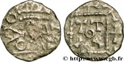ENGLAND - ANGLO-SAXONS Sceat à la tête radiée, légende runique, Série C