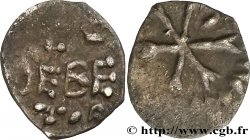 MONEDAS DE LOS MERVINGIOS - REINO DE LOS FRANCOS - CHILDEBERTO I Argenteus léger au Chrisme