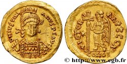 ROYAUME OSTROGOTH - ATHALARIC Solidus à la victoire au nom de Justinien Ier