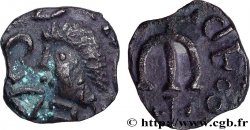 POITOU - METALUS VICUS - MELLE (Deux-Sevres) Denier à l’E croiseté et aux pseudo-légendes, fourré