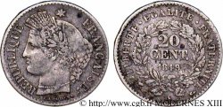 20 centimes Cérès, IIe République 1849 Paris F.146/1