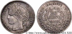 20 centimes Cérès, IIe République 1850 Paris F.146/2
