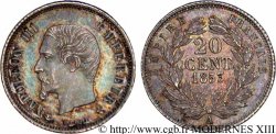 20 centimes Napoléon III, tête nue 1853 Paris F.148/1
