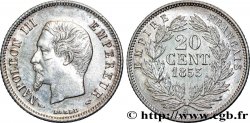 20 centimes Napoléon III, tête nue 1853 Paris F.148/1