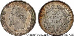 20 centimes Napoléon III, tête nue 1854 Paris F.148/2
