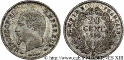 20 centimes Napoléon III, tête nue 1856 Paris F.148/4