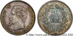 20 centimes Napoléon III, tête nue 1860 Paris F.148/14