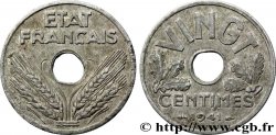 VINGT centimes État français 1941 F.152/2