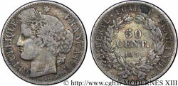 50 centimes Cérès, IIe République 1850 Paris F.184/2