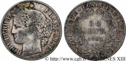 50 centimes Cérès, IIIe République 1888 Paris F.189/13