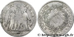 5 francs Union et Force, Union serré, avec glands intérieurs et gland extérieur 1797 Bordeaux F.288/20