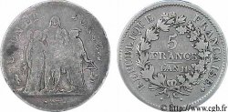 5 francs Union et Force, Union serré, seulement glands intérieurs 1803 Paris F.288/187 B12