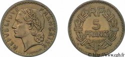 5 francs Lavrillier, bronze-aluminium 1945 Castelsarrasin F.337/6