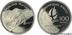 Belle Epreuve 100 francs - Ski Alpin/Mont Blanc 1989 F.1606 01