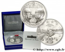 Belle Épreuve 100 francs - De Gaulle/Adénauer 1994 Paris F5.1637 1