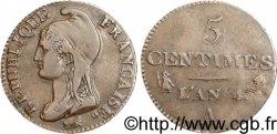 5 centimes Dupré, petit module 1796 Paris F.113/1