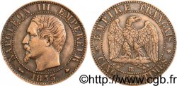 Cinq centimes Napoléon III, tête nue 1853 Strasbourg F.116/3