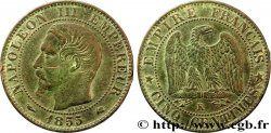 Cinq centimes Napoléon III, tête nue 1855 Bordeaux F.116/24