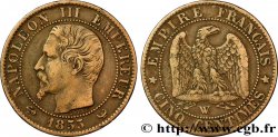 Cinq centimes Napoléon III, tête nue 1855 Lille F.116/29