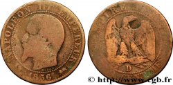 Cinq centimes Napoléon III, tête nue 1856 Lyon F.116/33 B8
