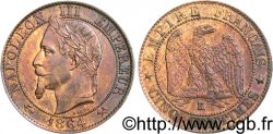Cinq centimes Napoléon III, tête laurée 1864 Bordeaux F.117/15