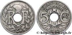 5 centimes Lindauer, petit module 1923 Poissy F.122/7