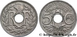 5 centimes Lindauer, petit module 1934 Paris F.122/17