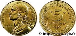 5 centimes Marianne, 4 plis 1996 Pessac F.125/39