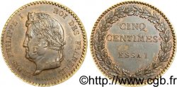 Essai Br de cinq centimes n.d.  VG.2799  SUP60
