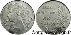 Essai monétaire Al, le Printemps, module de 5 centimes 1897  VG.4297 