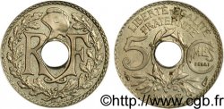 Essai de 5 centimes Lindauer maillechort 1938 F.123A/1
