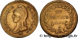 Un décime Dupré, grand module 1799 Paris F.129/20 TTB42