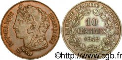 Concours de 10 centimes Br, essai de Gayrard, deuxième concours 1848 Paris VG.3163  SUP58