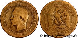 Dix centimes Napoléon III, tête nue 1855 Marseille F.133/30